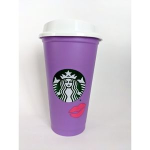 Starbucks Purple Hot Cup Color Changing Lips